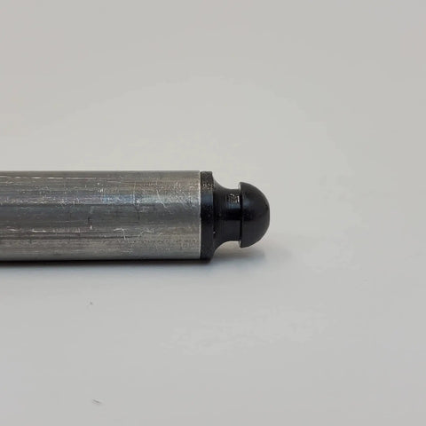 Aluminum Hydraulic Push Rods With Heat Treated Steel Ends For 1966 To 1984 Shovelhead Big Twin Engines With Hydraulic Lifters Replaces HD 17904 66 Made In The Usa close-up tip