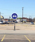 Heavy Duty Flexible Delineator Post For Concrete Mounting Impact Resistant Traffic Bollard Built Tough As Nails For Driveway Parking Lots And Warehouse Corners Takes The Heat Like A Champ Saves Cash On Replacements near a parking lot.