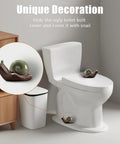 Two Piece Ceramic Snail Toilet Bolt Covers Kicking Up Your Bathroom Vibe With A Super Smooth Push On Install Universal Fit For Worn Floor Bolts And Rusty Plumbing Trim on toilet
