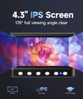 4.3 Inch HD Digital Coin Microscope With IPS Display, 1980P Clarity, One Click Photos And Videos, Dope Coin Magnifier For Collectors And Hobbyists, Portable Desktop Microscope For Sharp Close Ups And Detailed Analysis. 4.3-inch IPS screen