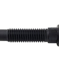 Beefed Up Oversized Wheel Studs With Coarse Threads And Short Knurls Super Tough 5/8 Inch Replacement Hardware For Hot Rods And Work Trucks Set Of Five side view of black coated stud