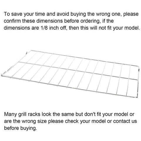 Oven Rack Replacement 16 By 24.25 Inch Fits Your Range Like A Glove Replaces 316404501 316496202 316496207 metal rack