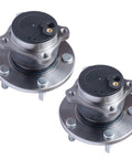 Rear Wheel Hub Bearing Assembly Pair For 2004-2013 Mazda 3 And 2006-2015 Mazda 5, FWD, 5-Lug, With ABS, OE-Equivalent Quality, Durable