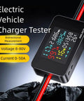 Hardcore Dc Power Meter And Battery Load Tester 8 To 80 Volt 50 Amp Analyzer With Sleek Color Lcd Screen for EV and Solar Gear