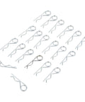 Image of Beefed Up Heavy Duty Steel Double Coil R Clip Hair Pins Set For Trailers Trucks Boats Strollers And Cargo Gear Retaining Cotter Pins Universal 20 Pcs Pack Easy Install And Removal