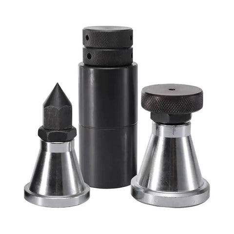 Heavy Duty Adjustable Screw Jacks Set Of Ten Built Tough To Handle The Heaviest Loads Without Breaking A Sweat Dial In Perfect Levels For Machine Tools And Workshop Equipment, featuring three metal jacks in various sizes.