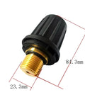 Brass Safety Valve Replacement Kit For Steam Cleaners Compatible With SC1 SC2 SC4 SC5 CTK10 SG4 4 White Hanger Anti Slip Washer Design For Secure Fastening And Leak Prevention Easy Install brass valve with 84.3mm and 23.3mm dimensions