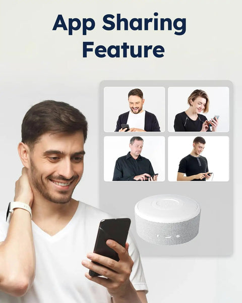 App Sharing Feature of DIY WiFi Door Alarm System For Home Security 8 Piece Kit With Siren Door Window Sensors And Remote Alexa Compatible