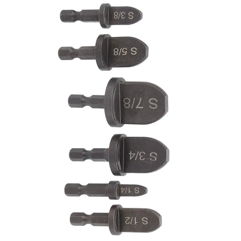 Heavy Duty Copper Flaring Tool Kit For Swagging Air Conditioner Lineset Expansion Ex Handle Pipe Expander For Soft Metal Tubes With High Strength Bearing Steel Construction For Durable And Long Lasting Use - set of 6 different size bearing steel expanding cones.