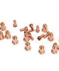 20 Piece Brass Plasma Electrode Tip Kit For PT80 IPT 80 PTM 80 Plasma Cutters Replacement Parts Includes 10 Electrodes And 10 Nozzles