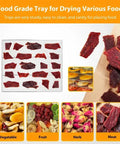 Food grade tray for drying various food like jerky, fruits, and herbs with Heavy Hitter Commercial Food Dehydrator.