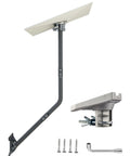 Starlink Gen 3 Mounting Kit with 51 Inch Pole and Pipe Adapter, showing J-Pole Mast and mounting components.