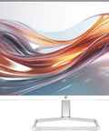 Front view of white silver 24 Inch IPS FHD Monitor Workhorse With Built In Speakers Anti Glare Flicker Free 300 Nits HDMI And VGA