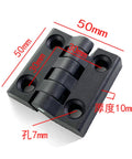 Two Pack Heavy Duty Plastic Butt Hinge For Cabinets, showing measurements and design details