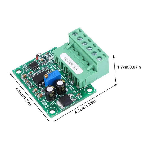 0-5KHz To 0-10V Frequency To Voltage Converter Module Digital To Analog Converter For Pulse Signals with measurements