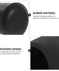 Close-up of rubber material and thickening design of Anti Slip Rubber Feet for Furniture 8 Pack Thickened Grippy Floor Protectors.