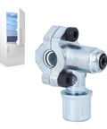Miskall BVP-31 refrigerator piercing valve kit; metal needle valve with wrench for liquid refrigerant addition.