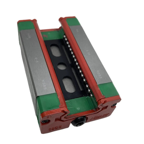 EGH20 Linear Guide Block Carriage With Gothic Arch Rigidity For CNC Machines, 3D Printers And Automation Rock Solid Rail Bearings, Smooth Motion Control, Ball Retainer Prevents Drop, High Precision Block And Rail System linear guide block