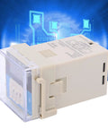 LED Digital Display Adjustable Cycle Time Relay Delay Control Module For Industrial Automation Systems DC 12V High Reliability Wide Delay Range Anti Interference Digital Time Setting Flexible Control Mode, white compact module with clear cover