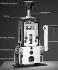Drill Powered Manual Wire Stripping Machine For 0.06 To 1 Inch Wires, Scrap Copper Wire Stripper with Hand Crank and Replacement Blades