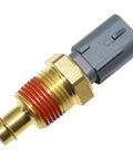 OSKYUO engine coolant temperature sensor with brass threaded body and gray plastic connector