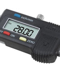 Close-up of a digital readout on Digital Inside Groove Caliper 10-150mm Stainless Steel With Readout For Measuring Inner Groove Diameter