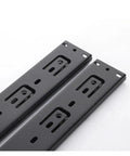 Close-up of Soft Close Drawer Slides 3 Section 620mm Cold Rolled Steel Runners Pack Of 2 showing mounting holes