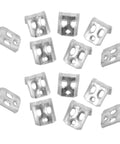 Top Shelf Couch Spring Clips And Sofa Fasteners Bundle Includes One Hundred Rubber Anchors And Sectional Connectors, transparent metal clips for securing sofa springs.