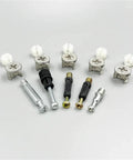 Fifty Piece Top Shelf Cam Lock Fittings No Sweat Furniture Connecting Hardware Set Rust Proof Cam Nuts with Eccentric Wheels.