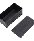 Top Tier Model Car Toolbox And Portable Luggage Storage Case For RC Hobbyists Black Hard Shell Organizer with lid.