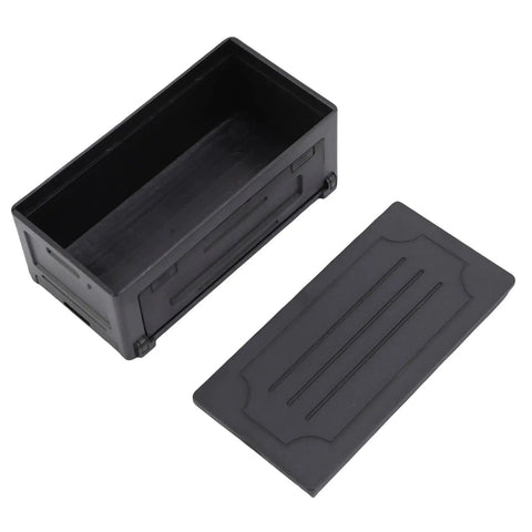 Top Tier Model Car Toolbox And Portable Luggage Storage Case For RC Hobbyists Black Hard Shell Organizer with lid.
