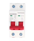 Miniature Circuit Breaker DZ47-63 C40 2 Pole Rail Mount For Industrial DIN Rail Systems Low Voltage DC 1000V 40A Overload Protection Switch