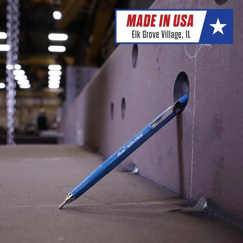 Silver Streak Holder With Reflective Lead And Built In Sharpener, 1 Click Advance For Metal Layout And Fabrication in factory