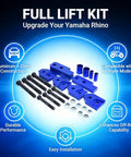 2 Inch ATV Lift Kit For 450 660 700 With Blue Aluminum And Steel Construction CNC Machined Aircraft Grade Strength