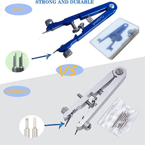 Watch Spring Bar Pliers Tool Kit with Spring Bar Tweezers and 8 Alloy Steel Pins Replacement Pins Set for Easy Strap Removal