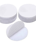 Heavy-Duty Removable Round Adhesive Hook And Loop Tapes For Wall Mounting, White Industrial-Strength Strips, 2 Inch, 12 Sets