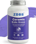 Ceramic Brake Lubricant For Caliper Pins High Temp Synthetic Brake Lube With Moisture Proof Formula 8Oz Brush Top