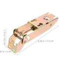 2 Sets No Sweat Heavy Duty Refrigerator Door Hinge Kit With Outer Shell For Left And Right Sides Spring Hinges Replacement