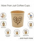4 Oz Espresso Cups 100 Pack Kraft Disposable Paper Cups For Home Office Or Party featuring versatile uses beyond coffee