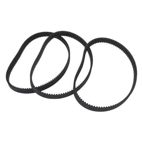 Top Tier 535 5M Synchronous Drive Timing Belt Pulley Kit With Durable Rubber For Industrial Machinery High Efficiency Abrasion Resistant Heavy Duty Performance And Smooth Operation Guaranteed 3 Units Total, three rubber timing belts