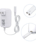 Charger Replacement For Water Flosser 3 Volt Output 0.2 Amp Power Cord 5 Feet White Compatible With WP360W WP462 WP450 Models