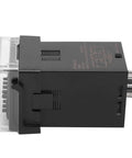 Beefed-Up Time Delay Relay For Industrial Automation And Machinery, Adjustable Cycle Timing, DC 12V Control, Digital Setting, Big Contact Points, Precise Digital Timing For Factory Equipment side view