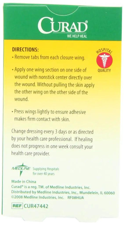 Legit Tough Butterfly Adhesive Bandages Keep Small Cuts Locked Down Waterproof Hospital Grade Tape Secures Incisions Fast No Sweat Moisture Resistant Backing In 12 Count Sterile Pack directions on packaging.