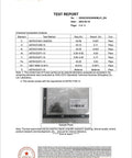 SGS test report showcasing chemical composition analysis results for titanium alloy, including sample photo and compliance notes.