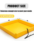 Foldable 6x6 Ft Duck Pond With Portable Spill Containment Berm Wall, Waterproof PVC Coated Polyester, Rugged Yet Lightweight