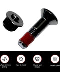 Six Piece Sprocket Bolt And Nut Kit For Motorcycle Chain Drive Stainless Steel Heavy Duty Hardware Set Fits Dirt Bikes