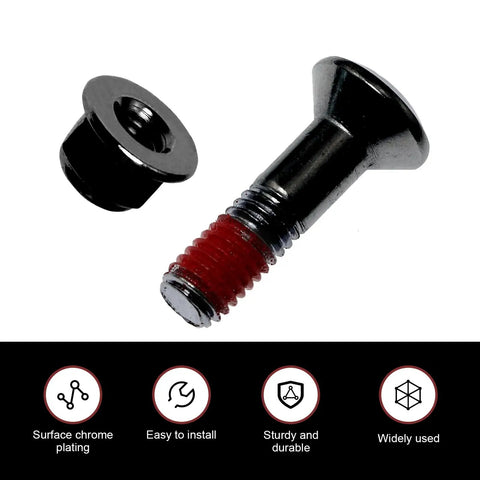 Six Piece Sprocket Bolt And Nut Kit For Motorcycle Chain Drive Stainless Steel Heavy Duty Hardware Set Fits Dirt Bikes