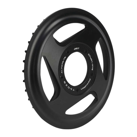 38T Offset Chainring For Tongsheng Varstrom TSDZ-8 750W Mid Drive Motor, CNC 7075-T6 Aluminum, 13.5mm Offset