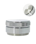 Prime Pick 58Mm Espresso Coffee Distributor And Adjustable Palm Tamper Stainless Steel Core With Cushioned Aluminum Grip, side view