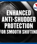 Dexron Mercon ATF Automatic Transmission Fluid One Gallon With Premium Base Stocks Anti Shudder Protection Anti Wear Additives For Smooth Shifting And Longer Transmission Life, close-up label